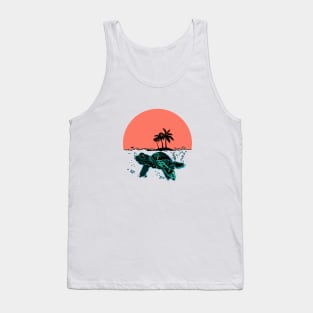 Summer Turtle Tank Top